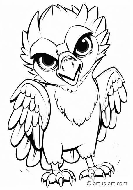 Awesome Osprey Coloring Page